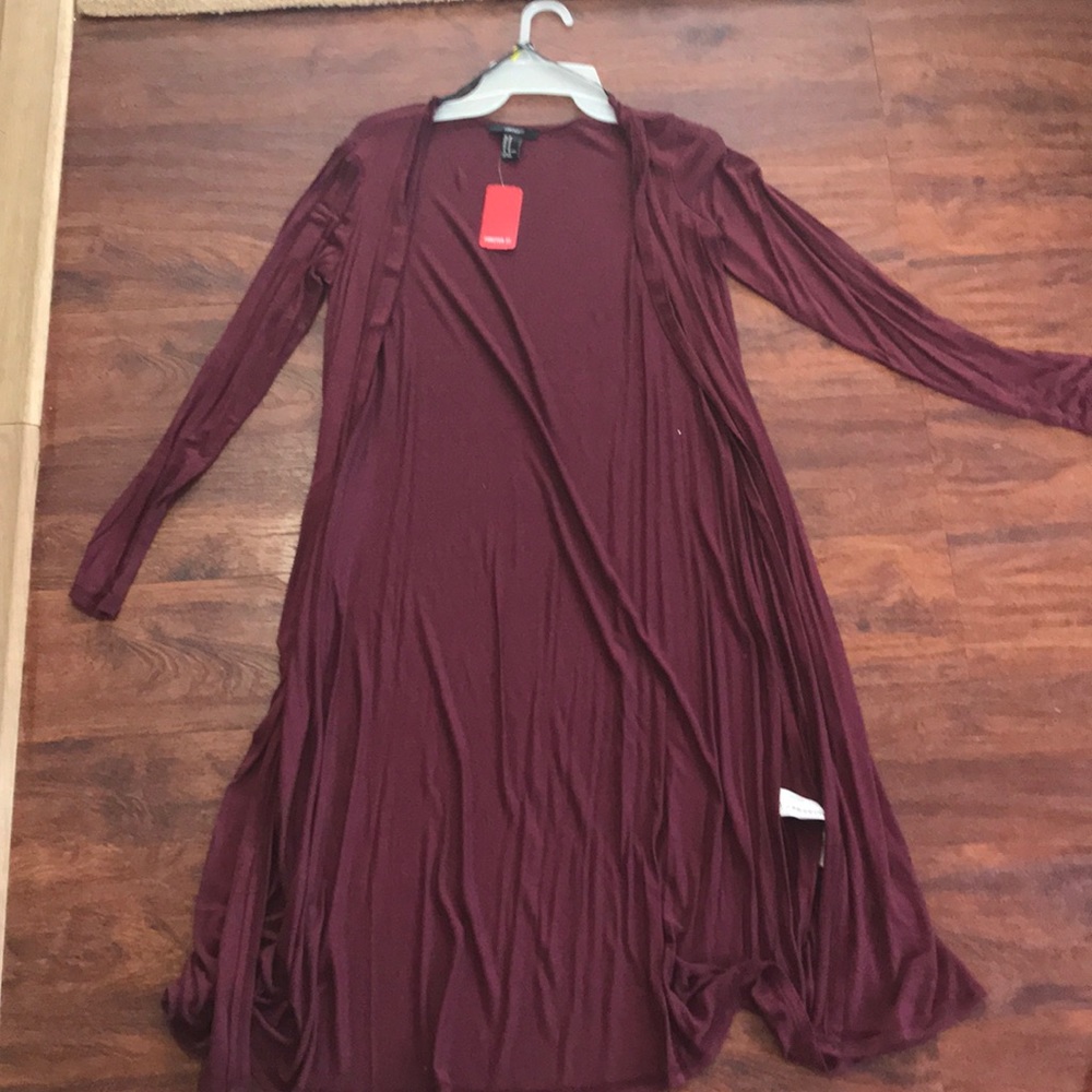 Maroon Cardigan